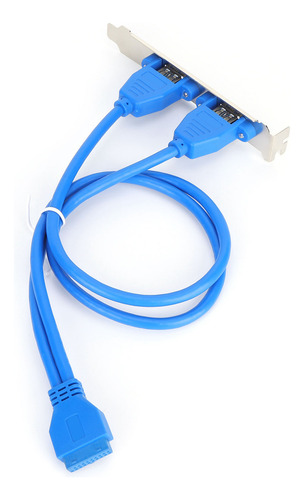 Soporte Usb Para Panel Trasero, Placa Base De 19 Pines A Dob