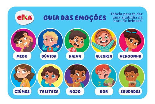 Que Emoção! Jogo De Expressões Divertidas Elka Pedagogico Ps