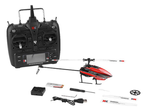 Helicóptero Rc Flybarless, Outdoor 6ch 3d 6g 1 Batería
