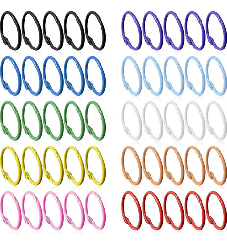 Llaveros O Llaveros, Anillos De Hoja Suelta De 1 1/5