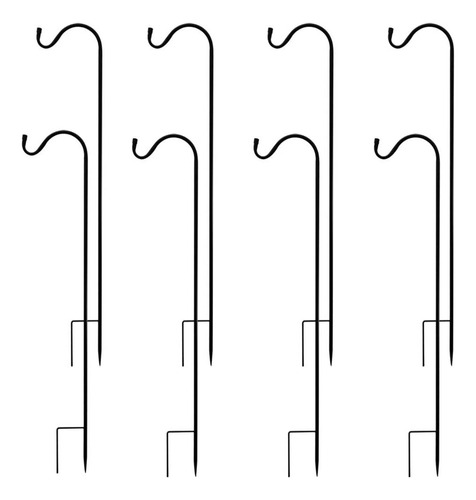 Mixxidea Ganchos De Pastor De Jardin Resistentes Para Exteri