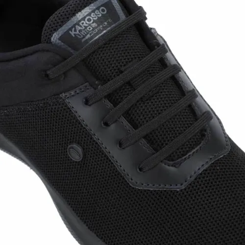 Tenis Negros De Mujer Karosso B108 Casual Comodo Ligero Moda