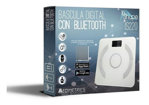 Báscula Digital De Lujo Con Bluetooth In Shape
