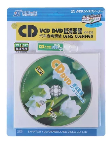 Cd Dvd Disco Limpieza Para Reproductor Cd, Dvd Radio Auto 