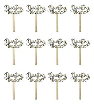 Comprar Cake Toppers Nuestra Boda Recuerdos Fiesta Boda Novios 20pz
