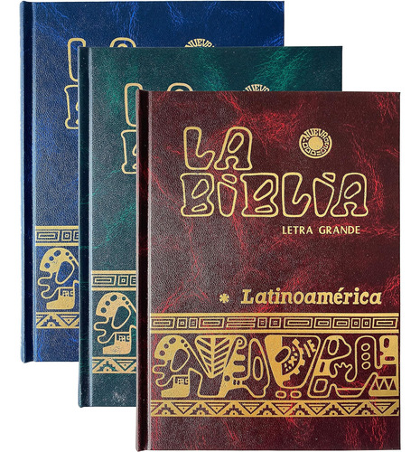Libro: La Biblia Latinoamericana Letra Grande Cartone Con Un