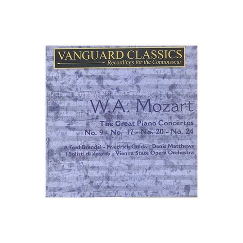 Mozart / Brendel / Matthews / Gulda Great Piano Concertos Cd