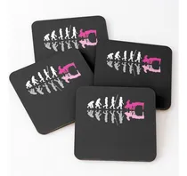Comprar Set Posavasos Evolución Del Piano Músico De Piano Regalo Pia
