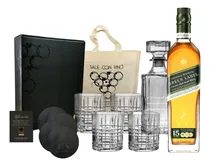 Comprar Regalo Box Johnnie Walker Green Label + Decantador + Vasos