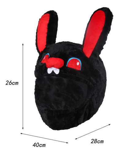 Funda Para Casco Con Diseño De Conejo De Dibujos Animados,