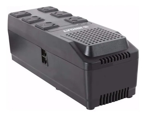 Estabilizador de tensión Lyonn TCA 1200NV 1200VA entrada y salida de 220V CA negro