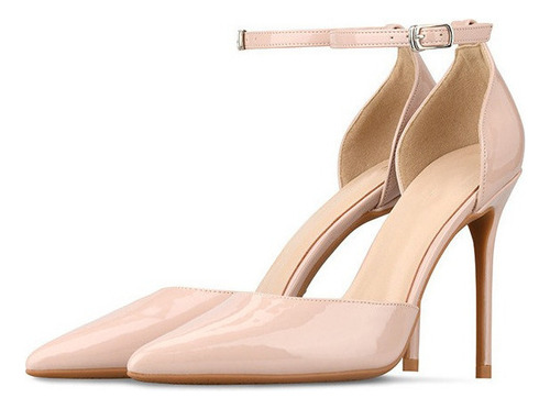 Sandalias De Charol Con Tacón Alto Para Mujer
