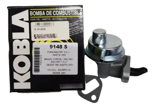 Bomba De Nafta Ford Escort 1.600cc Hasta 1992 Kobla Original