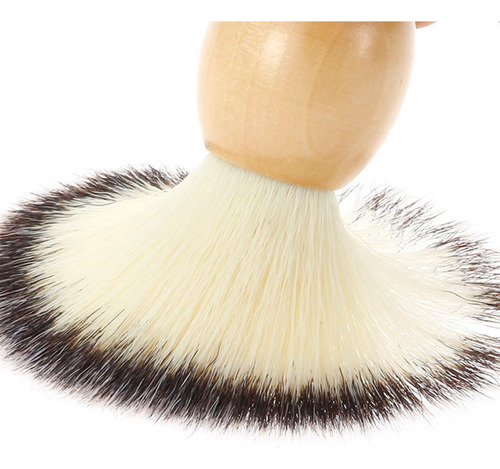 Pincel De Barbear Masculino Com Cabo De Madeira, Escova De