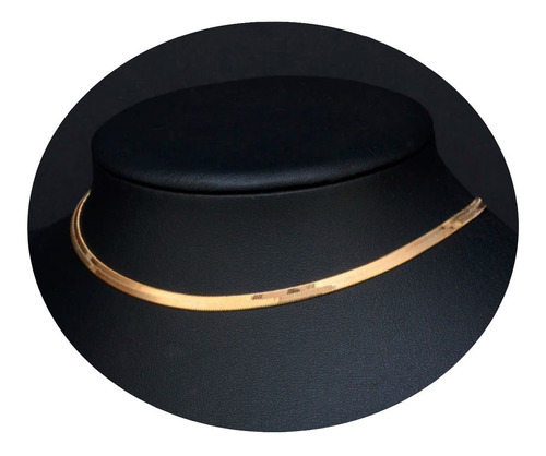 Elegante Gargantilla Choker, Collar Dorado Cadena 40cm