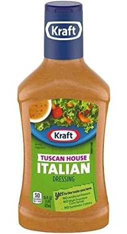Imagen 1 de 6 de Kraft Aderezo Para Ensaladas, Toscana Casa Italiana, 16 Oz
