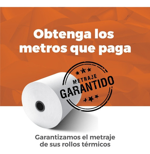 Caja 10 Unidades De Rollos De Papel Termico Premium X 19 Mts