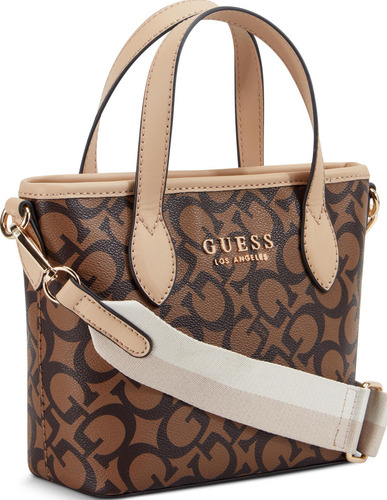 Bolsa Tote Para Mujer Con Logo De La Marca Estampado Guess