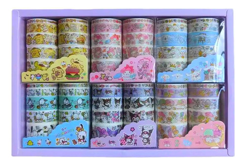 60 Washi Tape Sanrio Melody Kuromi Cinamoroll Pochacco