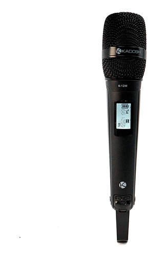 Microfone Sem Fio Digital Bastão Pro Uhf K1201m Kadosh Preto