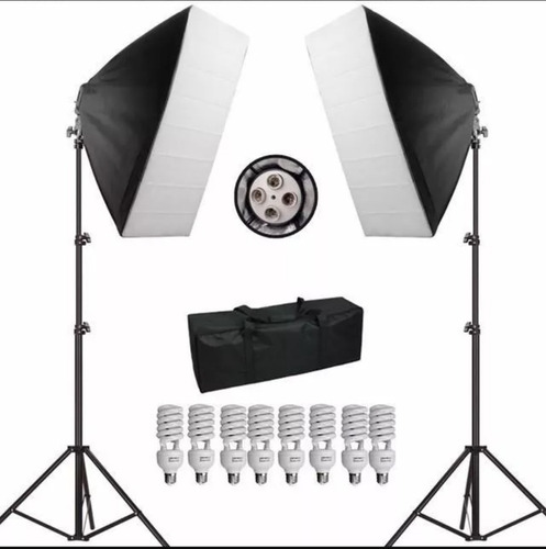 Kit Iluminaçao Estudio Greika Semuso C/ Embalagens Original (Usado)