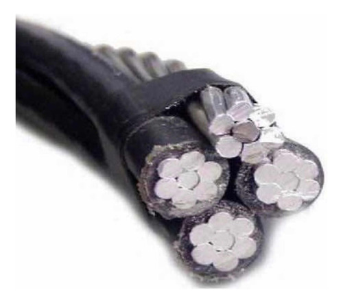 Cable 3+1 Cal. 4 Para Acometida Aéreo Aluminio Corte2