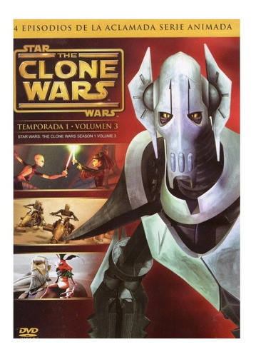 Star Wars The Clone Wars Temporada 1 Volumen 3 Serie Dvd