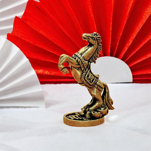 Figura De Caballo De Latón, Artesanía De Latón,