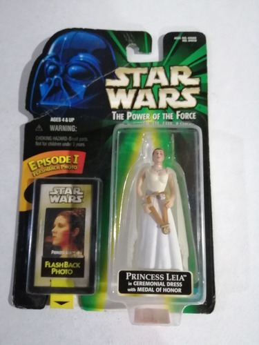 Star Wars Power Of Force Flash Back Leía Ceremonial 1998 #2