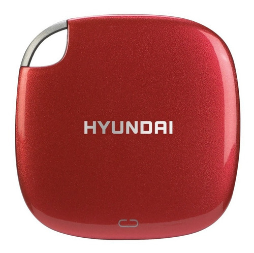 Hyundai Unidad Externa De Estado Sólido 512gb Roja Usb-c Color Rojo