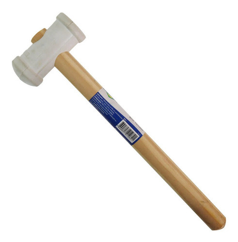 Martelo Azulejista Borracha Dlucca 40mm Branco 100gr