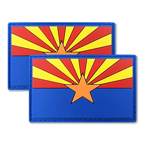 Parche De Bandera De Arizona De Pvc Táctico Cierre De ...