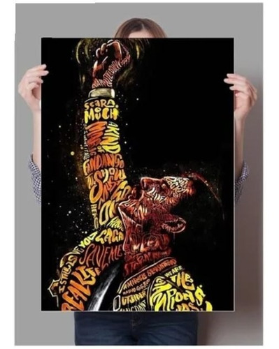 Afiche Poster Queen Freddie Mercury 100 X 60 Cm 