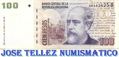 Bottero 3711 $100 Convertible C/leyenda Serie B Ex- Palermo (Usado)