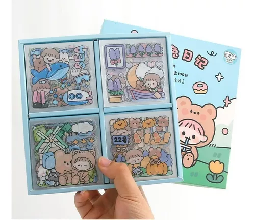 Pegatinas Kawaii 100 Panillas (más De 500 Stickers!!) Cute