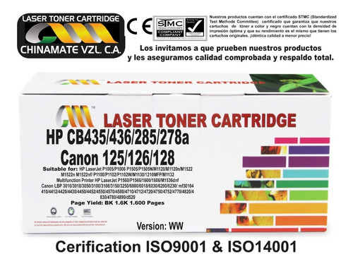 Tóner Hp 35/36/85/78