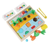Comprar Wooden Shape Color Sorting Toy Sorter Game Wooden Shape