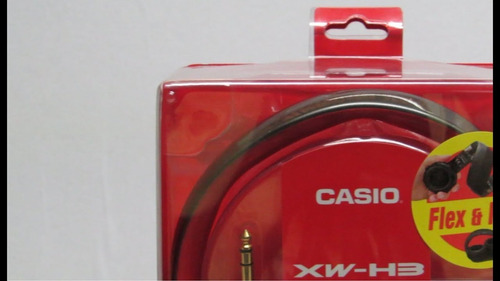 Imagen 5 de 10 de Auricular Casio Xw-h3 Circumaurales Rojo