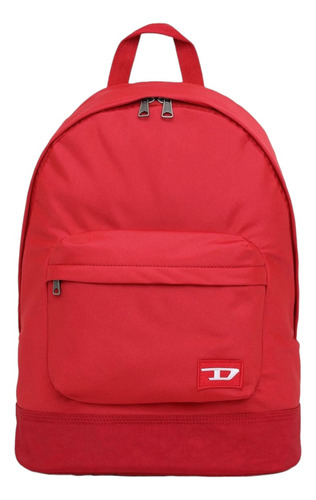 Mochila Diesel Wallace Farb Backpack Rojo Unisex Sin Genero Escolar - Urbana Con Comparimento Para Laptop / Forro Reforzado - 100% Original Y Nueva