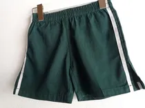 Comprar Short Verde Colegio Escuela Talle 8 De Tela Como Nuevo