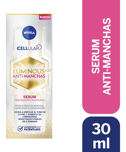 Nivea Cellular Luminous Serum Anti Manchas 30ml Tipo de piel Todo tipo de piel