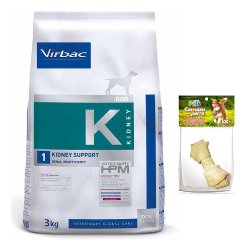 Hpm Virbac  Dog Kidney Support 3kg + Regalo