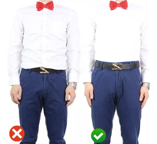 Cinturón Sujetador Camisa