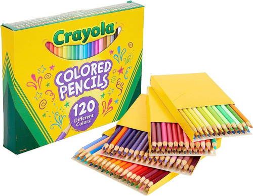 120 Lapices De Color Crayola, (no Repite Color) Color del trazo Multicolor