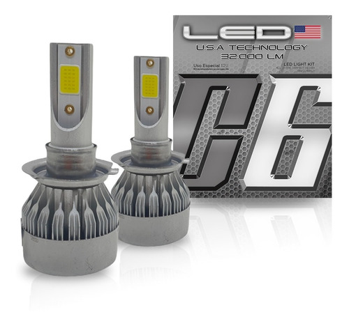 Combo Kit Cree Led C6s P/fox Alta, Baja, Auxiliar L/nueva