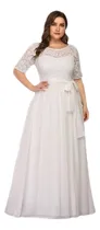 Comprar Vestido Plus Size Casamento Noiva 55 Longo Renda Civil Festa