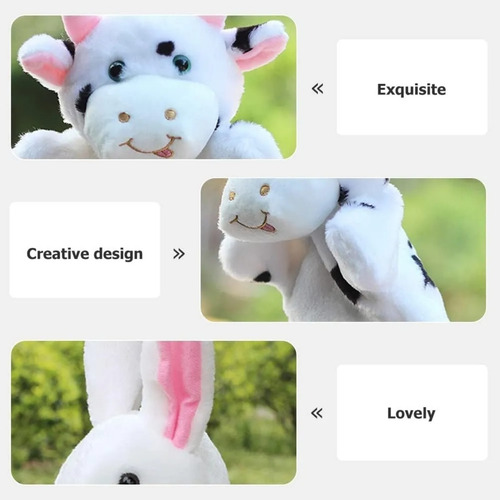 Puppet Puppets Hand Doll Animals Kids Tecido De PelĂșcia