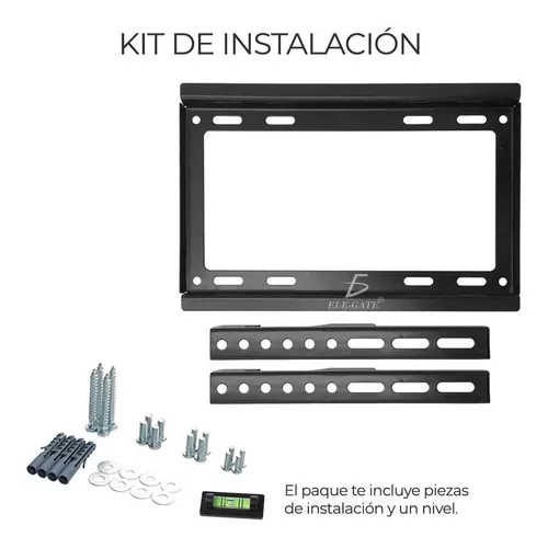 Soporte para TV/Monitor de 30 a 80 Negro de Pared - ELE-GATE