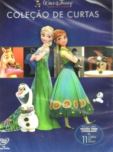 Dvd Walt Disney Coleção De Curtas Frozen Febre Congelante