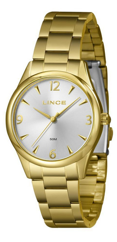 Relógio Lince Feminino 36mm Dourado Lrgj169l36